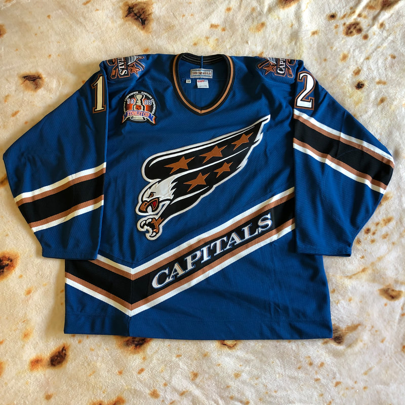 Peter Bondra NHL CCM MASKA Washington Capitals Jersey Blue 